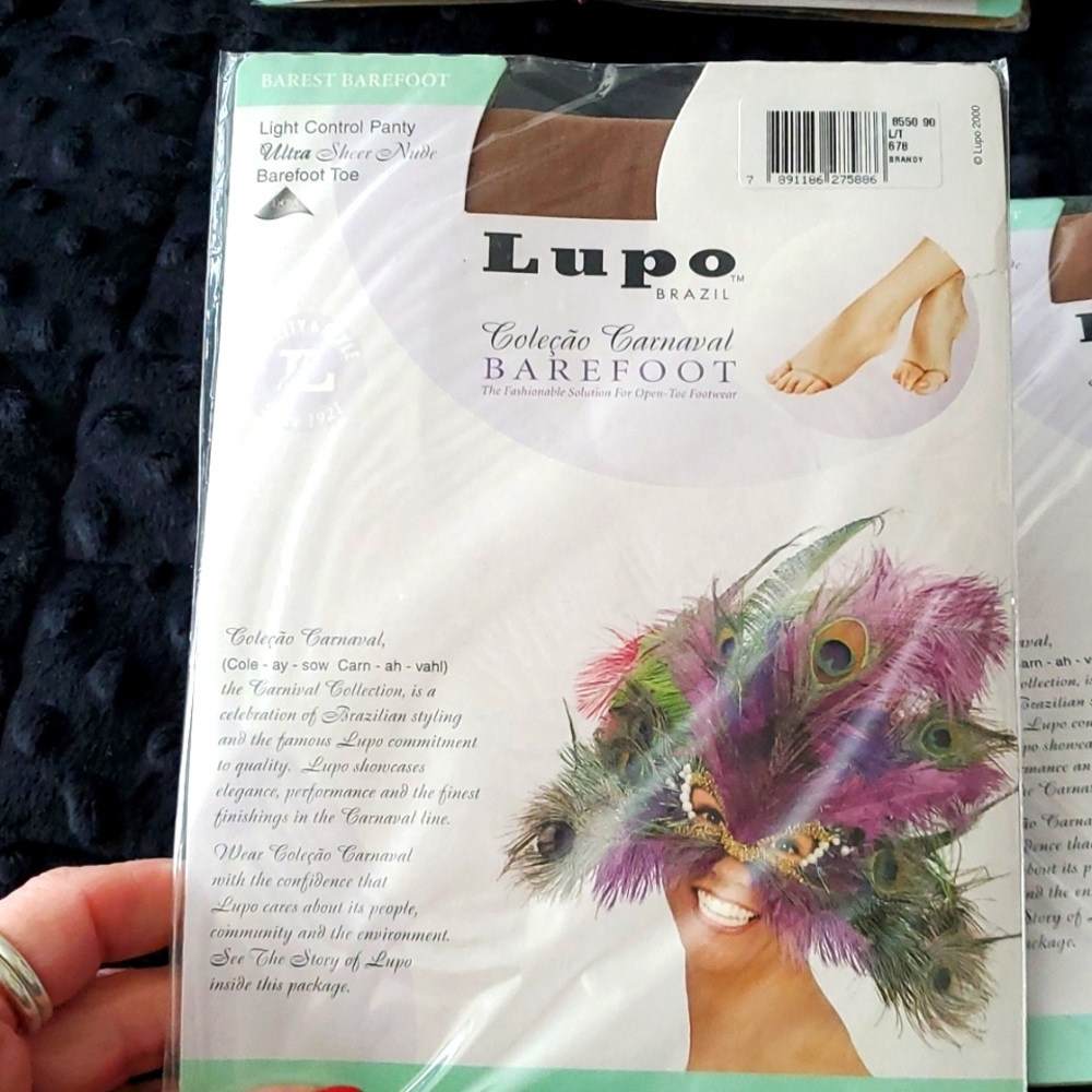 LUPO BRAZIL 2-light control Panty hose Barefoot Toe L/T